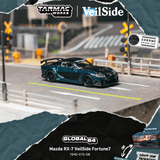 (Pre-Order) 1:64 Mazda RX7 VeilSide Fortune7 -- Dark Blue/Black -- Tarmac Works
