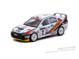 (Pre-Order) 1:64 1997 RAC Rally -- #2 Mitsubishi Evolution IV Carisma GT -- Tarmac Works