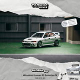 (Pre-Order) 1:64 Mitsubishi Lancer RS Evolution IV -- White -- Tarmac Works