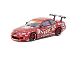 1:64 Toyota Soarer Vertex Ridge TE3005 -- Metallic Red -- Tarmac Works x Cards
