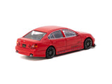 1:64 Toyota Aristo JZS161 Vertex -- Red -- Tarmac Works x Tarmac Cards