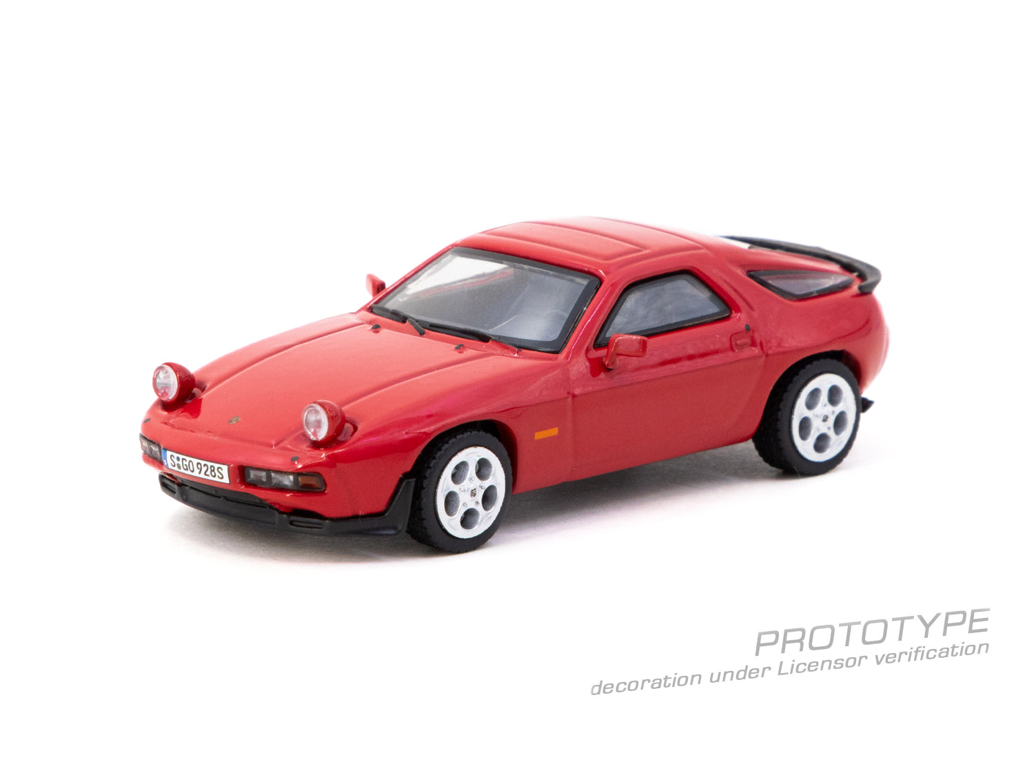Pre-Order) 1:64 Porsche 928 S -- Red -- Tarmac Works x IXO