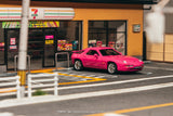 (Pre-Order) 1:64 Porsche 928 GTS -- Rubystone Red -- Tarmac Works x IXO