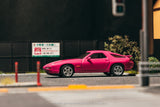 (Pre-Order) 1:64 Porsche 928 GTS -- Rubystone Red -- Tarmac Works x IXO