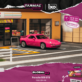 (Pre-Order) 1:64 Porsche 928 GTS -- Rubystone Red -- Tarmac Works x IXO