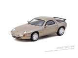 (Pre-Order) 1:64 Porsche 928 S4 -- Platinum Metallic -- Tarmac Works x IXO