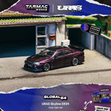 (Pre-Order) 1:64 Nissan R34 Skyline Sedan URAS -- Midnight Purple -- Tarmac Works