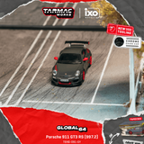 (Pre-Order) 1:64 Porsche 911 (997.2) GT3 RS -- Grey/Red -- Tarmac Works x IXO