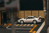 (Pre-Order) 1:64 Porsche 911 GT3 RS 4.0 (997.2) -- White -- Tarmac Works x IXO