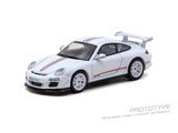 (Pre-Order) 1:64 Porsche 911 GT3 RS 4.0 (997.2) -- White -- Tarmac Works x IXO