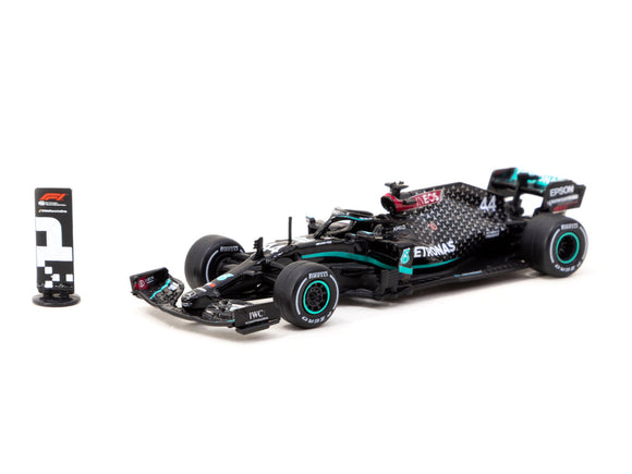 1:64 2020 Lewis Hamilton -- British GP Winner -- Mercedes-AMG W11 -- Tarmac Work