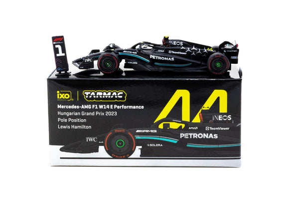 1:64 2023 Lewis Hamilton - Hungarian GP Pole -- Mercedes W14 -- Tarmac Works F1