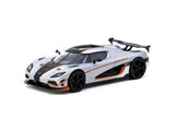 1:64 Koenigsegg Agera RS -- Moon Silver / Black -- Tarmac Works
