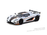 (Pre-Order) 1:64 Koenigsegg Agera RS -- Moon Silver / Black -- Tarmac Works