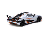 1:64 Koenigsegg Agera RS -- Moon Silver / Black -- Tarmac Works