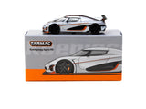 1:64 Koenigsegg Agera RS -- Moon Silver / Black -- Tarmac Works