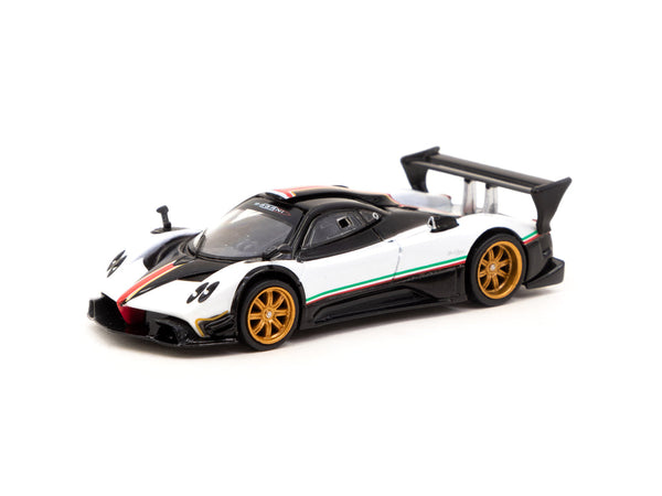 1:64 Pagani Zonda R -- Bianco Benny (Black/White) -- Tarmac Works