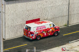 (Pre-Order) 1:64 Dodge Van -- Hello Kitty Food Truck -- Tarmac Works