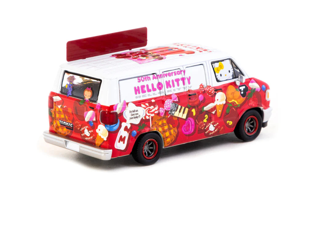 1:64 Dodge Van -- Hello Kitty Food Truck -- Tarmac Works