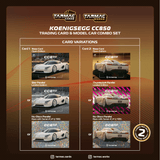 1:64 Koenigsegg CC850 -- White -- Tarmac Works w/Tarmac Cards