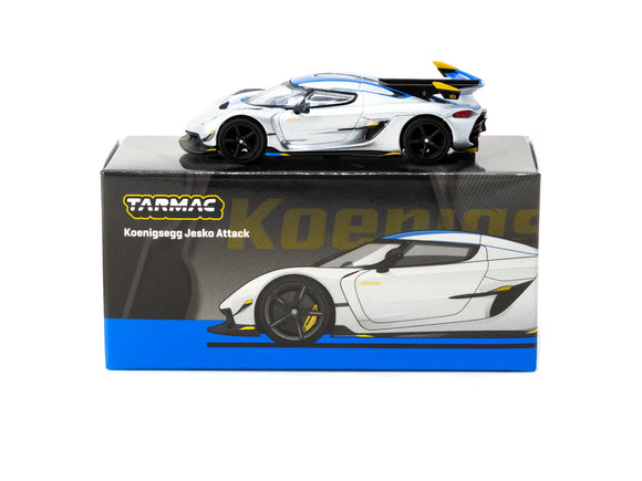 1:64 Koenigsegg Jesko Attack -- Silver -- Tarmac Works