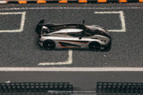 (Pre-Order) 1:64 Koenigsegg One:1 -- Silver -- Tarmac Works