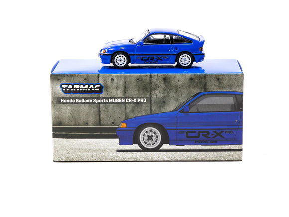 1:64 Honda Ballade Sports Mugen CR-X Pro -- Blue -- Tarmac Works