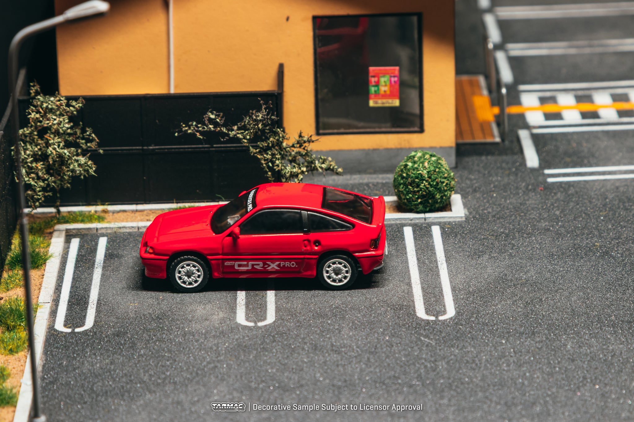 Pre-Order) 1:64 Honda Ballade Sports MUGEN CR-X PRO -- Red -- Tarmac