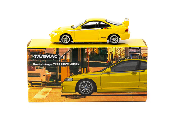1:64 Honda Integra Type R DC2 MUGEN -- Sunlight Yellow -- Tarmac Works