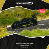 (Pre-Order) 1:64 Porsche GT3RS (992.1) MR -- Black w/Yellow Stripe -- Tarmac Works x Minichamps