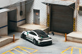 (Pre-Order) 1:64 Porsche GT3RS (992.1) MR -- White w/Green Stripe -- Tarmac Works x Minichamps