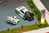 (Pre-Order) 1:64 Porsche 911 GT1 -- White -- Tarmac Works x Tarmac Cards