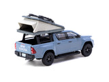 1:64 Toyota Hilux w/Roof-Top Camping Tent -- Grey -- Tarmac Works