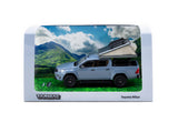 1:64 Toyota Hilux w/Roof-Top Camping Tent -- Grey -- Tarmac Works