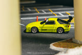 (Pre-Order) 1:64 Mazda RX7 (FC3S) PANDEM -- Yellow -- Tarmac Works