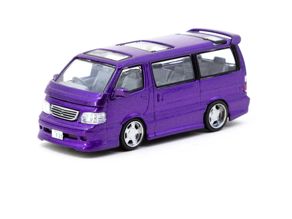 1:64 Toyota Hiace Wagon Custom -- Purple -- Tarmac Works
