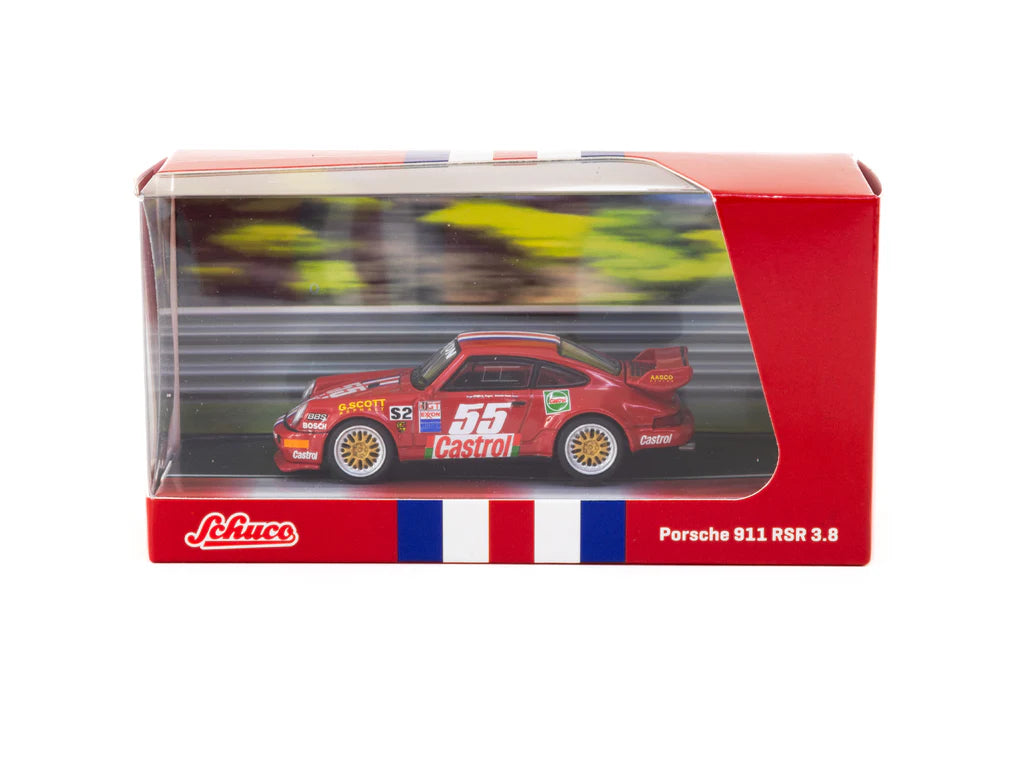 1:64 Porsche 911 RSR 3.8 -- #55 Castrol Red -- Tarmac Works