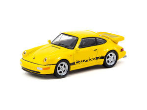 1:64 Porsche 911 Turbo -- Yellow  -- Tarmac Works x Schuco
