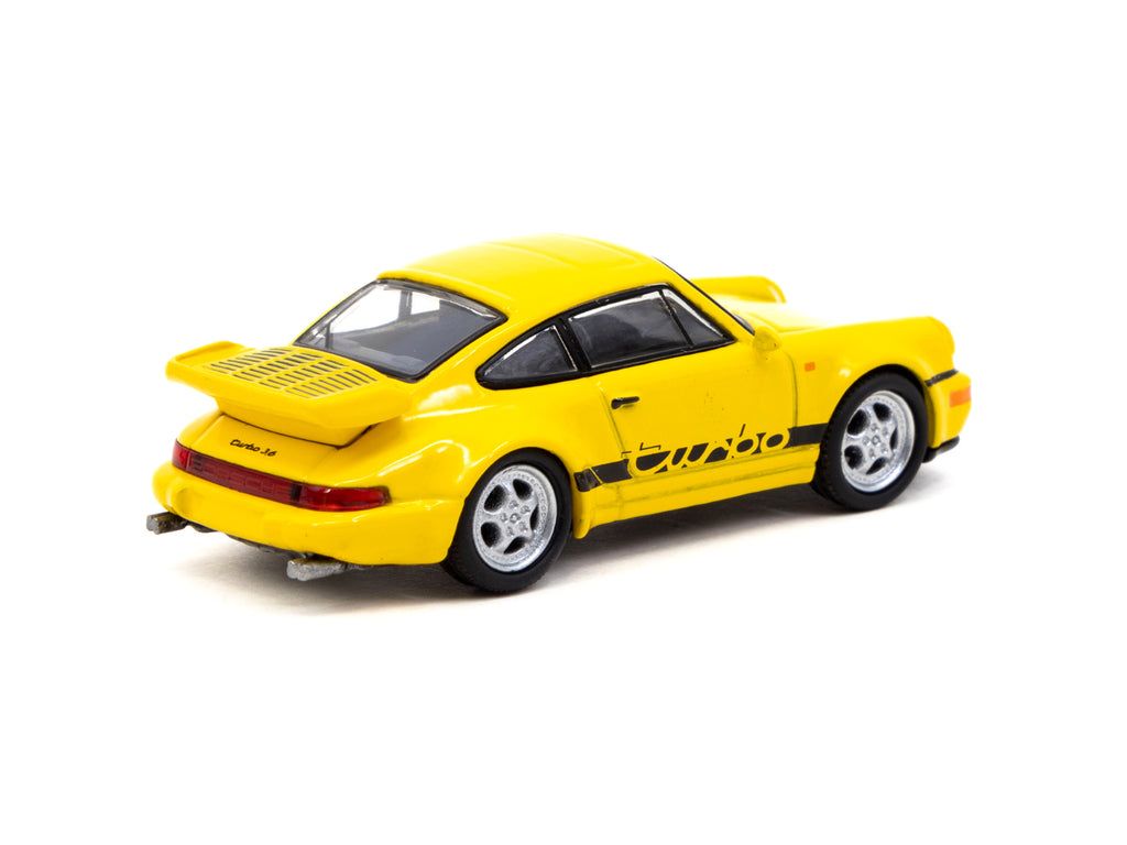 1:64 Porsche 911 Turbo -- Yellow -- Tarmac Works x Schuco