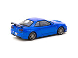 1:64 Nissan Skyline R34 GTR Z-Tune - Bayside Blue -- Tarmac Works Tokyo FuelFest