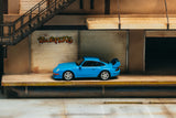 (Pre-Order) 1:64 Porsche 911 993 Cup -- Riviera Blue -- Tarmac Works x Schuco