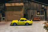 (Pre-Order) 1:64 Porsche 911 Carrera RS 2.7 Lightweight -- Yellow -- Tarmac Works x Schuco