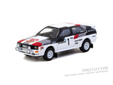 (Pre-Order) 1:64 1982 Lombard RAC Rally Winner -- #1 Audi Quattro A1 -- Tarmac Works x Schuco