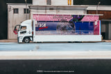 1:64 Mitsubishi Fuso Super Great -- EVA Racing - White-- Tarmac Works
