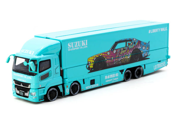 1:64 Mitsubishi Fuso Super Great Truck -- LBWK KUMA -- Tarmac Works