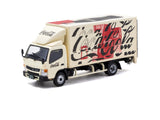 1:64 Mitsubishi Fuso Canter Box Truck -- Coca-Cola - Cream/Red -- Tarmac Works