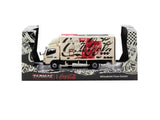 1:64 Mitsubishi Fuso Canter Box Truck -- Coca-Cola - Cream/Red -- Tarmac Works