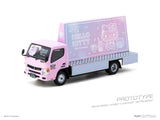 (Pre-Order) 1:64 Mitsubishi Fuso Canter -- Hello Kitty Billboard -- Tarmac Works