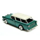 1:24 1955 Chevrolet Bel Air Nomad -- Green/Cream -- MotorMax