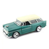 1:24 1955 Chevrolet Bel Air Nomad -- Green/Cream -- MotorMax